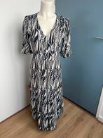 Pom Amsterdam lange jurk 38 batik viscose blauw beige geel, Kleding | Dames, Jurken, Maat 38/40 (M), Overige kleuren, Ophalen of Verzenden