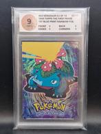 Venusaur 1999 topps 1st blue print (rainbow foil) woetoe 9, Hobby en Vrije tijd, Verzamelkaartspellen | Pokémon, Verzenden, Zo goed als nieuw