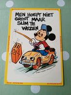 Mickey Mouse Stickerkaart, Ophalen of Verzenden, Gebruikt, Strip of Tekenfilm