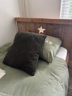 Steigerhouten bed van Jorg, Ophalen, Gebruikt, 90 cm, Eenpersoons