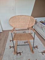 Rotan schommelstoel, Ophalen, Bruin, Riet of Rotan, Zo goed als nieuw