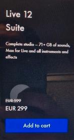 Ableton Live 12 Suite (edu) - Licentie, Ophalen, Gebruikt, Windows