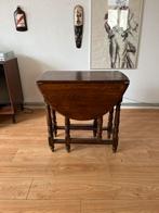 Antieke Gateleg tafel uitklapbaar, Huis en Inrichting, Ophalen, Gebruikt, 75 cm of meer, Rechthoekig
