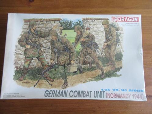 German Combat Unit - Normandy 1944 (Dragon 1/35), Hobby en Vrije tijd, Modelbouw | Figuren en Diorama's, Nieuw, Figuur of Figuren
