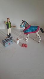 Schleigh veulen met mens en accessoires, Ophalen of Verzenden, Zo goed als nieuw