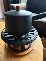 Retro fondue stel met 18 fondue vorkjes, Witgoed en Apparatuur, Ophalen of Verzenden, Zo goed als nieuw, Brander, Fondueset