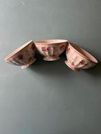 Greengate servies: 3x French Bowl Medium: Claire Multi, Ophalen of Verzenden, Overige stijlen, Porselein, Schaal of Schalen