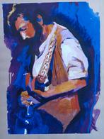 Mooie originele aquarel van een bekende artiest - 60x80 cm, Verzenden