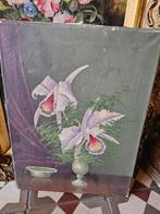 Oud bloemenschilderij, Ophalen of Verzenden