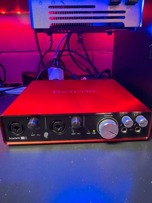 Focusrite Scarlett 6i6 (2nd Gen) USB Audio Interface, Computers en Software, Geluidskaarten, Gebruikt, Extern, Ophalen of Verzenden