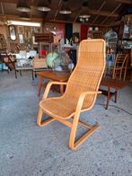 Vintage design fauteuil Ikea Örland Yngve Ekstrom rotan, Huis en Inrichting, Fauteuils, Ophalen of Verzenden, Gebruikt