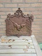 Brocante gietijzeren wandbord., Ophalen, Gebruikt