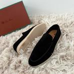 Loro piana summer walk loafers zwart instappers 40 t/m 44, Ophalen of Verzenden, Nieuw, Zwart, Loafers