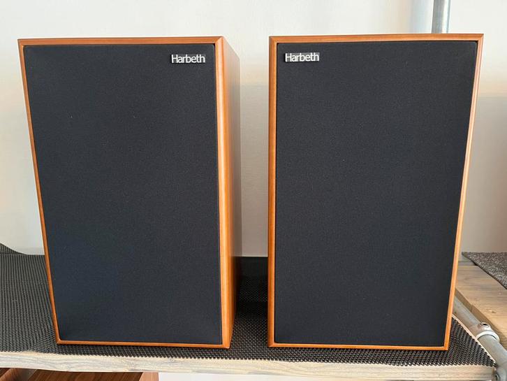Harbeth M30.2 XD in Cherry kleurstelling, Audio, Tv en Foto, Luidsprekers, Zo goed als nieuw, Front, Rear of Stereo speakers, 60 tot 120 watt