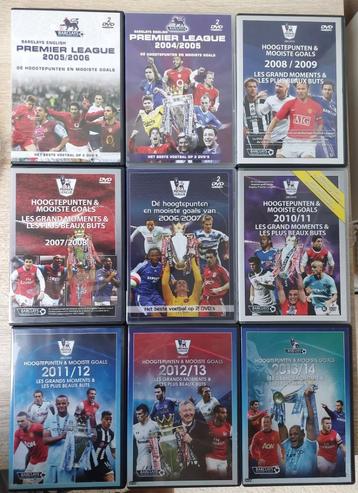 Voetbal DVD's (Premier League, EK en WK) beschikbaar voor biedingen