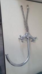 Gebruikte chroom kraan met slangen, Ophalen, Gebruikt, Chroom, Kraan