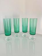 4 Emeraldgreen cavalier luminarc bubbel glazen vintage 70’s, Ophalen of Verzenden, Zo goed als nieuw, Overige typen