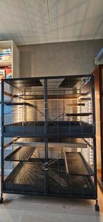 Savic Knaagdierkooi Suite Royale XL Antraciet, Ophalen, Kooi, 90 cm of meer, Fret