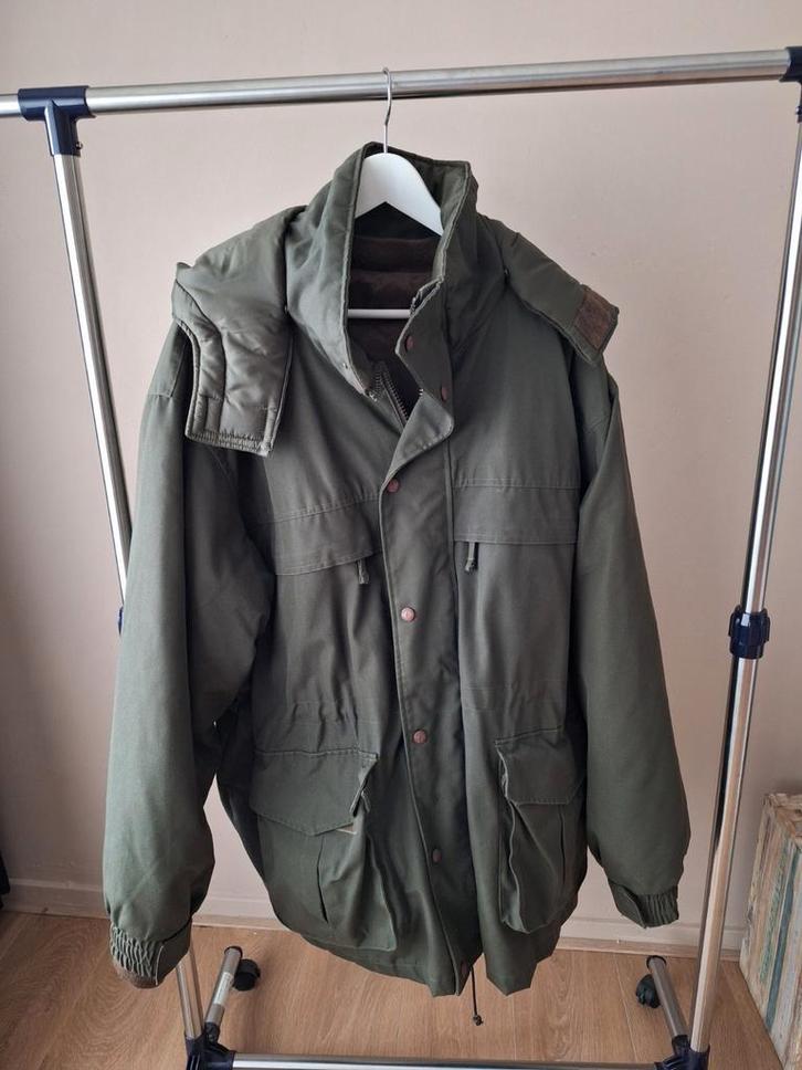 GREEN TRAIL WINTERJAS ( bijna nieuw ), Watersport en Boten, Hengelsport | Algemeen, Zo goed als nieuw, Kleding, Ophalen of Verzenden