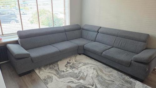 Hoekbank grijs 280x280 cm, Huis en Inrichting, Banken | Complete zithoeken, Gebruikt, Ophalen