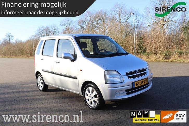 Opel Agila 1.2-16V Comfort centrale vergrendeling nieuwe apk, Auto's, Opel, Bedrijf, Te koop, Agila, Airbags, Alarm, Centrale vergrendeling