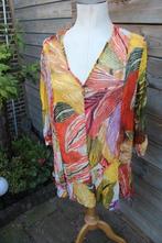 Tuniek oranje/ geel Paprika mt T2 (46) transparant Vaste pri, Geel, Maat 46/48 (XL) of groter, Ophalen of Verzenden, Zo goed als nieuw