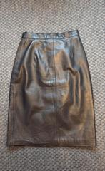Echt leren rok. Maat 38, Kleding | Dames, Rokken, Ophalen of Verzenden, Zo goed als nieuw, Maat 38/40 (M), Zwart