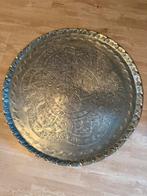 Oosters dienblad/wanddecoratie diameter 80cm, Huis en Inrichting, Woonaccessoires | Dienbladen, Ophalen, Gebruikt, Rond, Metaal