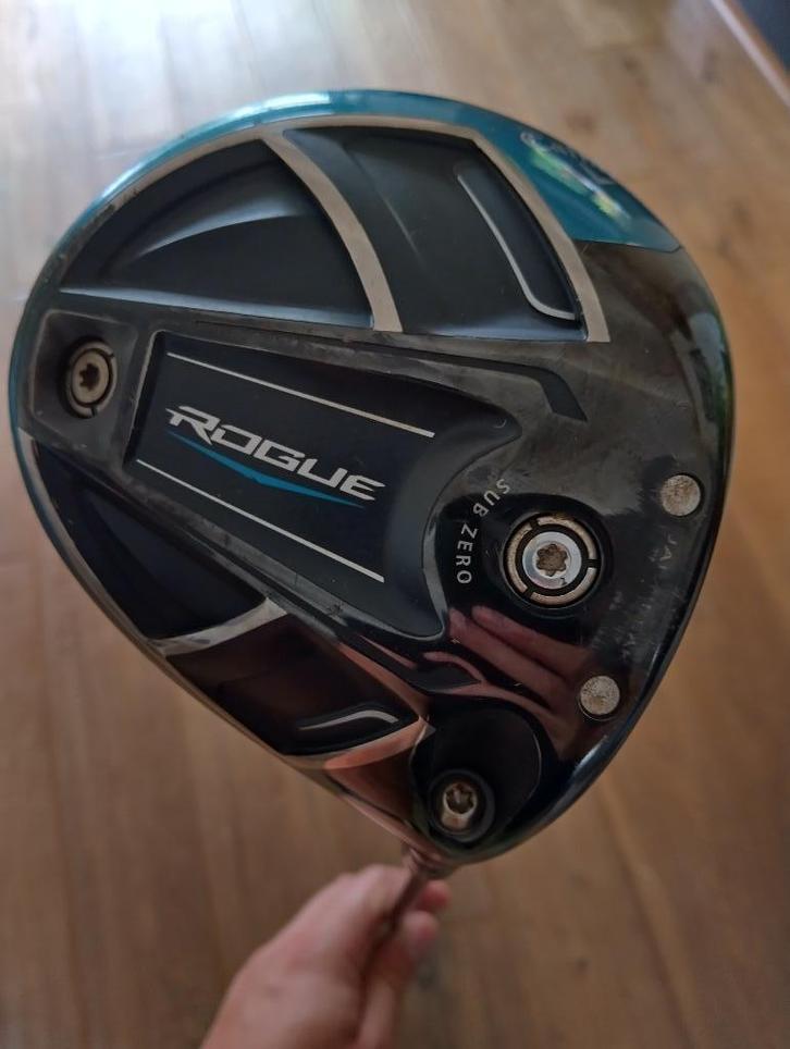Callaway Rogue Sub Zero Driver 10.5 met stiff shaft, Sport en Fitness, Golf, Gebruikt, Club, Callaway, Ophalen of Verzenden