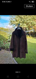CHRIST lammy coat omkeerbaar, Bruin, Maat 42/44 (L), Zo goed als nieuw, CHRIST