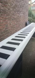 Mooi elektrische zonnescherm 3,60 x 2,69 antraciet wit, Tuin en Terras, Elektrisch, Ophalen of Verzenden, Zo goed als nieuw, 150 tot 300 cm