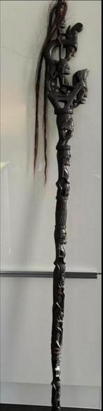 Oude Indonesische Priester magische staff Sumatra Batak, Antiek en Kunst, Ophalen of Verzenden