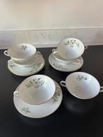 Soepkommen met schotel K&A Krautheim Selb Bavaria., Antiek en Kunst, Antiek | Servies compleet, Ophalen of Verzenden