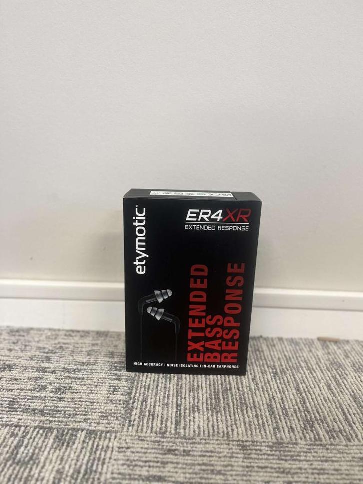 Etymotic ER4XR Extended Response Oortjes - Zwart, Audio, Tv en Foto, Koptelefoons