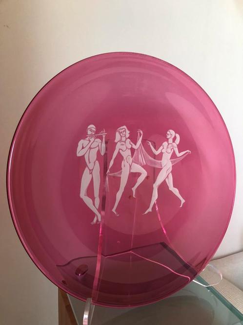 Een glasobject van Olle Alberius voor Orrefors/Kosta Boda,, Antiek en Kunst, Antiek | Glas en Kristal, Ophalen of Verzenden