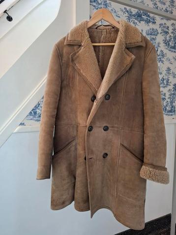 O'NED schapenleer vintage jas beschikbaar voor biedingen