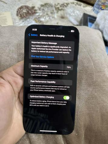 iPhone 12 Pro Max 256GB - Barst achterkant beschikbaar voor biedingen