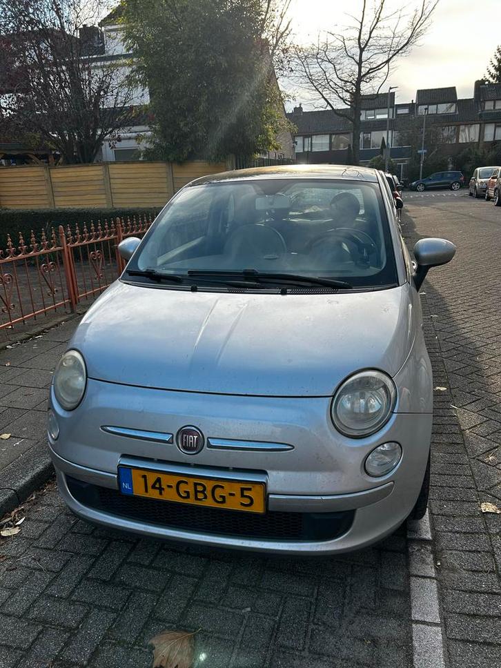 Fiat 500 1.2 C 2008 Grijs, Auto's, Fiat, Particulier, Benzine, B, Hatchback, Handgeschakeld, Origineel Nederlands, Zilver of Grijs