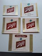 5 etiketten Schlitz jrn 60, Ophalen of Verzenden, Zo goed als nieuw, Overige typen, Overige merken