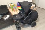 Easywalker Harvey 3 duo en mono zwart, meerdere accesoires, Kinderwagen of Buggy, Zo goed als nieuw, Ophalen