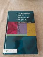 Grondtrekken van het Nederlandse strafrecht, Boeken, Wetenschap, Verzenden, Zo goed als nieuw, M.J. Kronenberg & B. de Wilde
