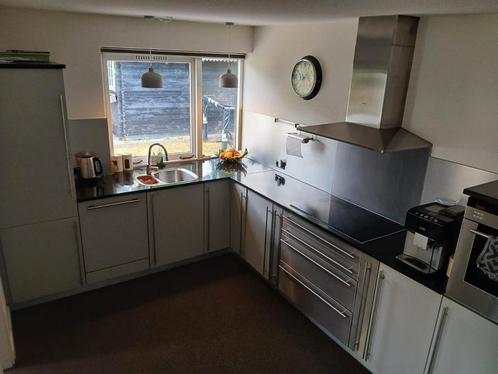 Hoekkeuken, Huis en Inrichting, Keuken | Complete keukens, Gebruikt, Hoekkeuken, Graniet of Steen, Ophalen