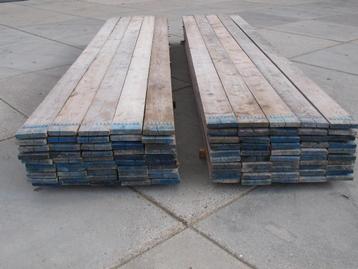 Steigerplanken 5 meter gebruikt steigerhout beschikbaar voor biedingen