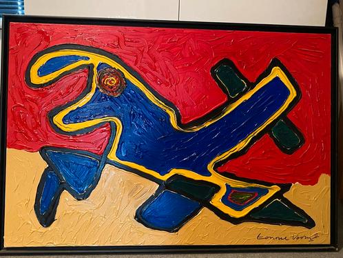 Schilderij van Tonnie Voorn, Antiek en Kunst, Kunst | Schilderijen | Abstract, Ophalen