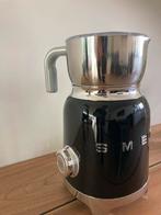 Smeg Melkopschuimer - Zwart, Witgoed en Apparatuur, Ophalen of Verzenden, Zo goed als nieuw, Elektrische melkopschuimer