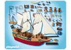 Playmobil 4290 Piratenschip Compleet met kanonnen en takel, Ophalen, Gebruikt, Complete set