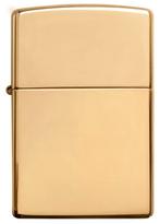 Zippo aansteker, ongebruikt, New Brass High Poli, Armor Wall, Ophalen of Verzenden, Nieuw