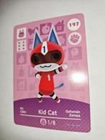 Amiibo Kid Cat 197 Animal Crossing, Spelcomputers en Games, Nieuw, Ophalen of Verzenden