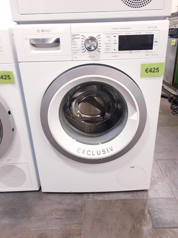 Wasmachine Bosch 9kg️️️️ ️️Serie8 ✅i-Dos A+++ INC GARANTIE, Witgoed en Apparatuur, Wasmachines, Gebruikt, Voorlader, 8 tot 10 kg