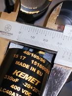 330uF 400V ALC40A kemet audio, Hobby en Vrije tijd, Ophalen of Verzenden